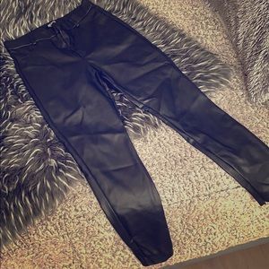 Zara Faux Leather Leggings